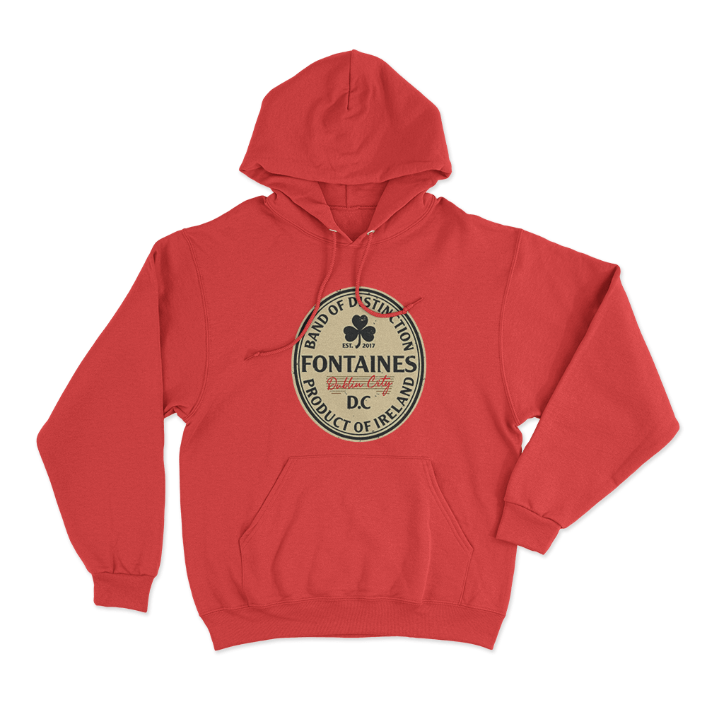 Band Of Distinction Unisex Hoodie Red Band Of Distinction Unisex Hoodie Red
