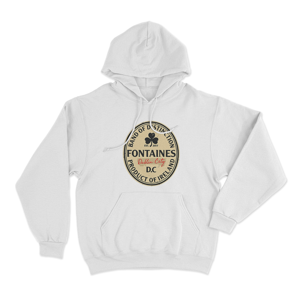 Band Of Distinction Unisex Hoodie White Band Of Distinction Unisex Hoodie White