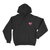 Fontaines DC Heart Logo Unsiex Hoodie Black