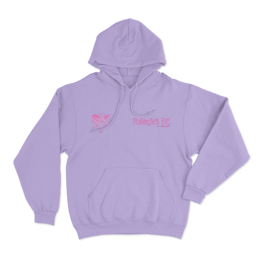 Fontaines DC Heart Unisex Hoodie Purple Fontaines DC Heart Unisex Hoodie Purple