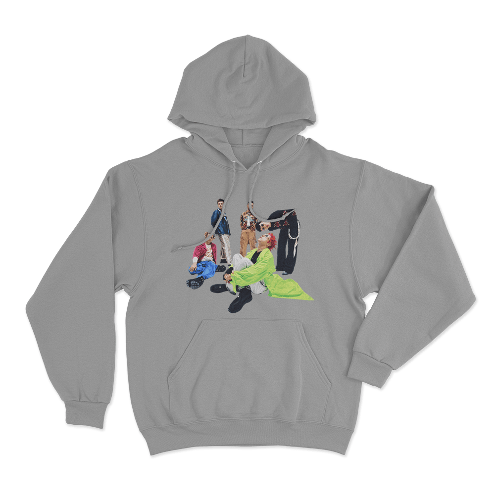 Fontaines DC Portrait Unisex Hoodie Grey Fontaines DC Portrait Unisex Hoodie Grey