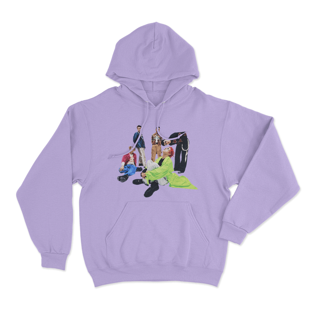 Fontaines DC Portrait Unisex Hoodie Purple Fontaines DC Portrait Unisex Hoodie Purple