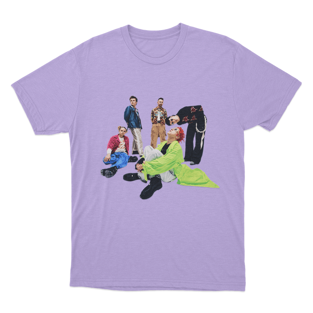 Fontaines DC Portrait Unisex T Shirt Purple Fontaines DC Portrait Unisex T Shirt Purple