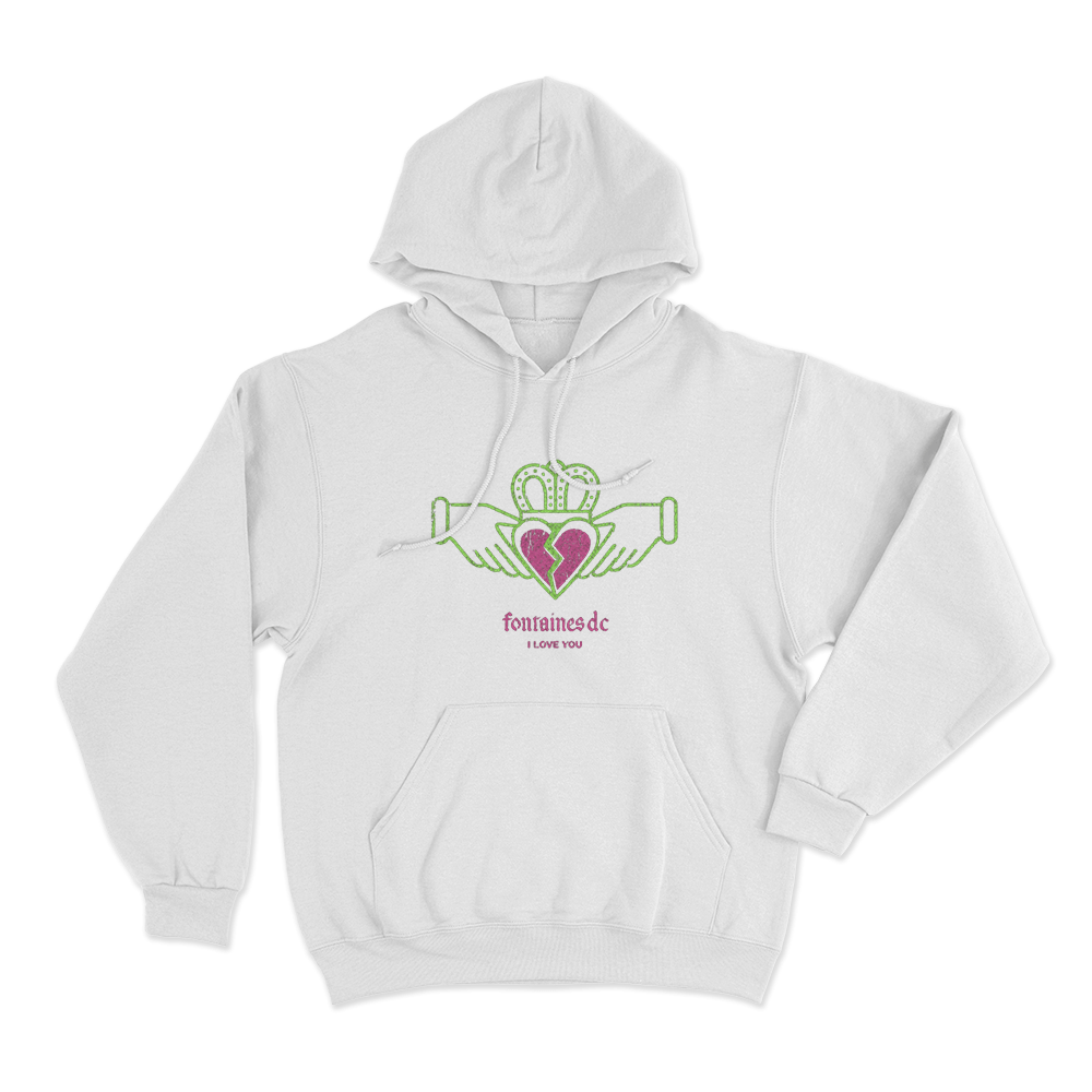I Love You Unisex Hoodie White I Love You Unisex Hoodie White
