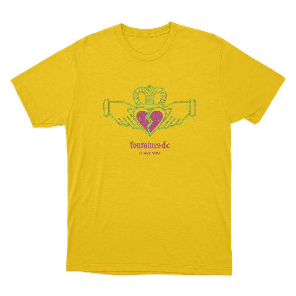 I Love You Unisex T Shirt Yellow I Love You Unisex T Shirt Yellow