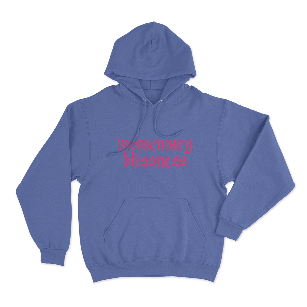 Momentary Blissness Unisex Hoodie Blue Momentary Blissness Unisex Hoodie Blue