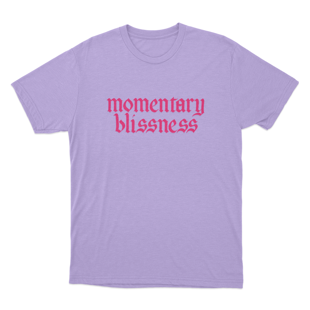 Momentary Blissness Unisex T Shirt Purple Momentary Blissness Unisex T Shirt Purple