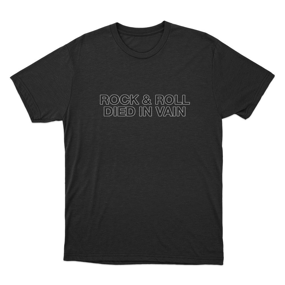 Rock & Roll Unisex T Shirt Black Rock Roll Unisex T Shirt Black