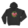 Romance Heart Unisex Hoodie Black