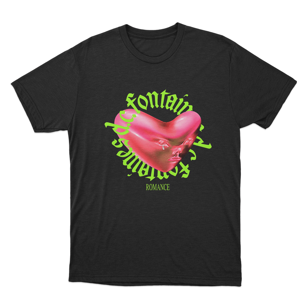 Romance Heart Unisex T Shirt Black Romance Heart Unisex T Shirt Black