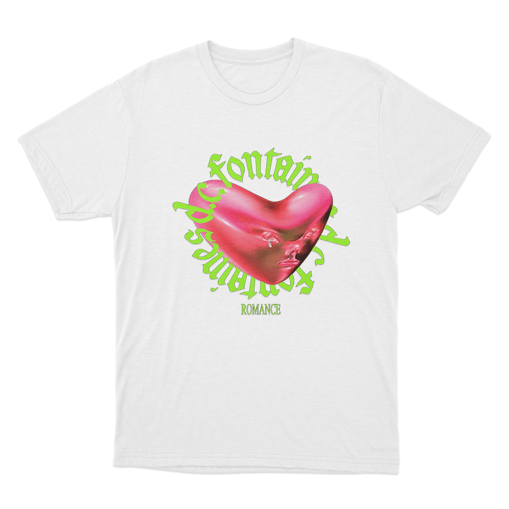 Romance Heart Unisex T Shirt White Romance Heart Unisex T Shirt White